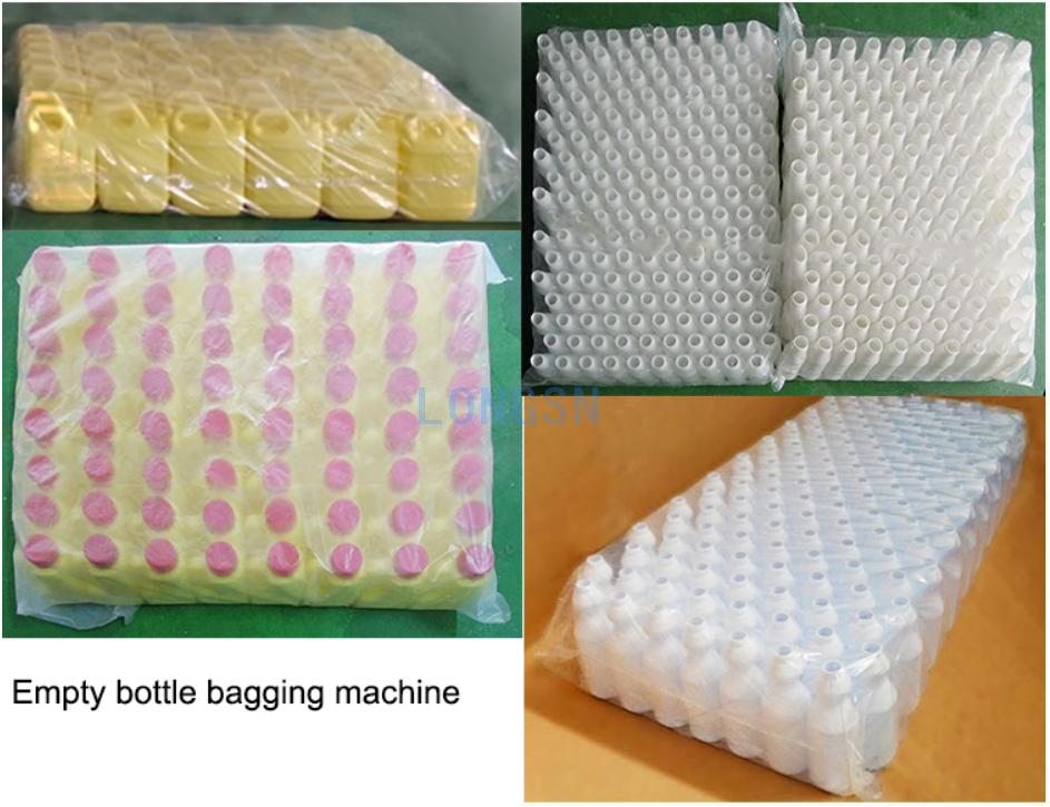 Automatische Plastikverpackungsmaschine für leere Flaschen hdpe pp PET-Flaschenbeutel-Verpackungsmaschine