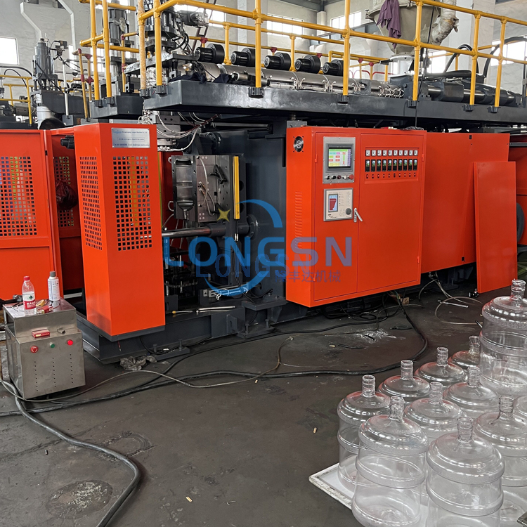 Top -Lieferant Automatisch 3 4 5 Gallonen PC Wasserflasche Extrusion Blow Formmaschine