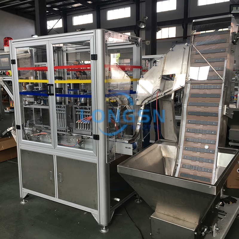 Automatische, hochwertige chinesische Maschine zum Einsetzen von Kappeneinlagen