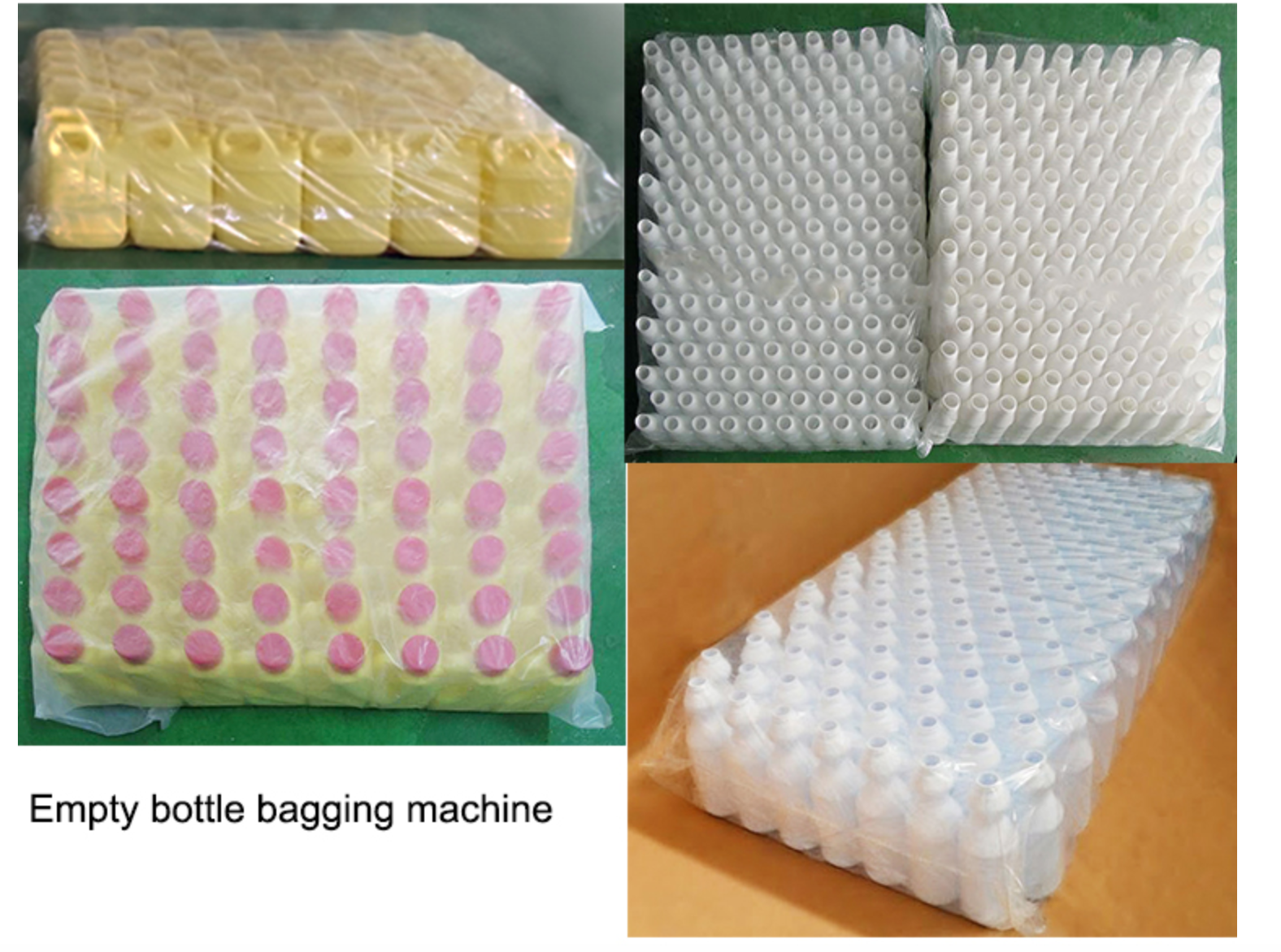 Halbautomatischer Kunststoff -Haustier leerer Flaschenverpackungsmaschinenhersteller